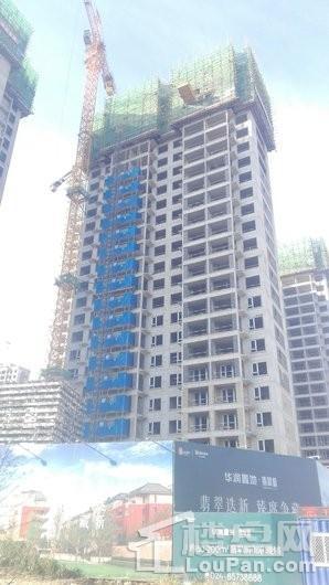 华润置地·翡翠城25#楼工程进度主体已建至第24层