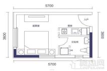 中电银河湾·小高层1室1厅1卫 1室1厅1卫1厨