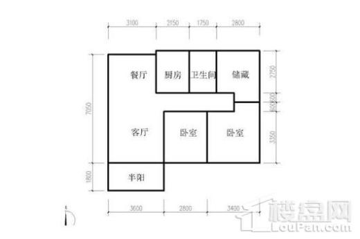 橡树湾户型图