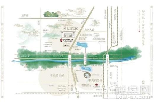 泰禾中州院子交通图
