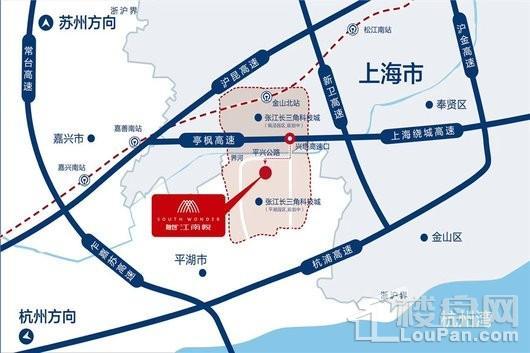 融创江南悦区位示意图