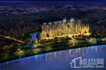 中航城两河流域项目夜景图