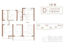 九珑台D户型 3室2厅2卫1厨