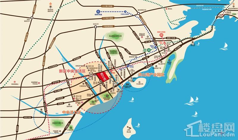 西红市区位交通图