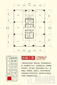 总部基地·金融第五城金融之尊户型图 1室1厅1卫