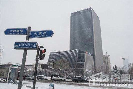 国宝大厦大厦雪景