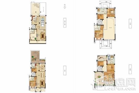 保利·林语溪联排中户184㎡（北入户） 5室3厅6卫1厨