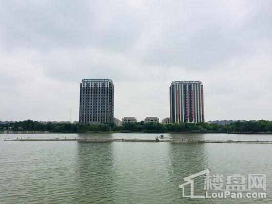 连飞虹湖天地楼座外立面实拍