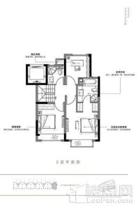 华润置地赛拉维D1户型 113.64平 2层 4室2厅3卫1厨