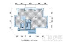 御涛园C2户型 天台花园平面图 7室3厅6卫1厨