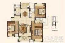 中环国际公寓三期141-143平 3室2厅2卫1厨