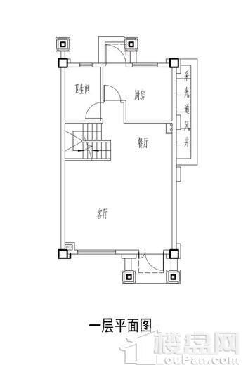 首创旭辉城联排100平一层 2室2厅2卫1厨