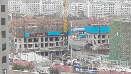 荣盛·锦绣天地五期1#楼工程进度已建至地上5层