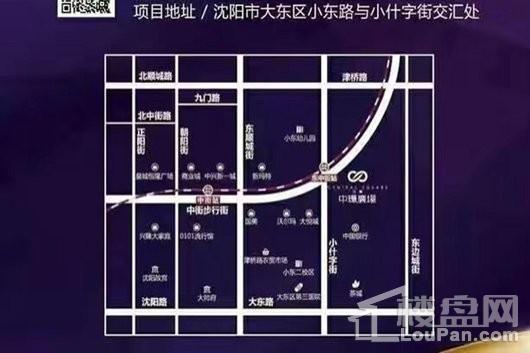 南华中环广场板块区位图