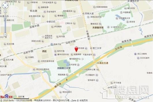 城建万科翡翠书院电子地图