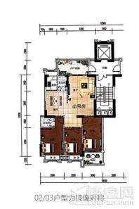 璟熙华园4栋02/03户型 3室2厅2卫1厨