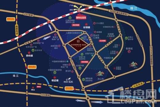 谷饶碧桂园·首府交通图