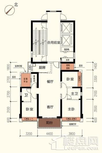 阳光水岸户型图