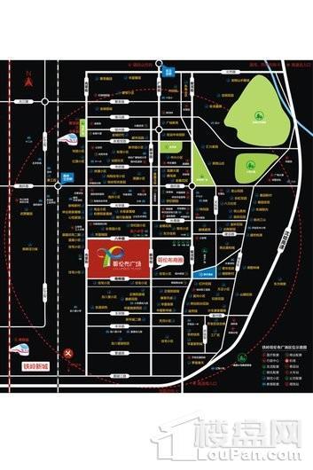 哥伦布广场交通图