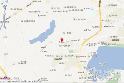 中海·熙岸华府电子地图