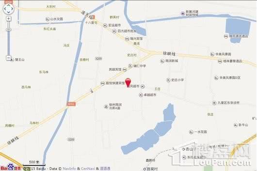 中梁香缇公馆电子地图