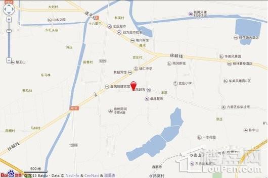 中梁香缇公馆电子地图