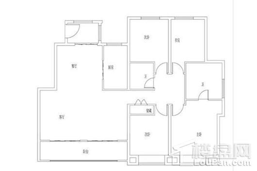 湖悦天境166㎡ 4室2厅2卫1厨