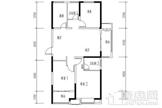 海尔地产·滟澜公馆133㎡ 3室2厅2卫1厨