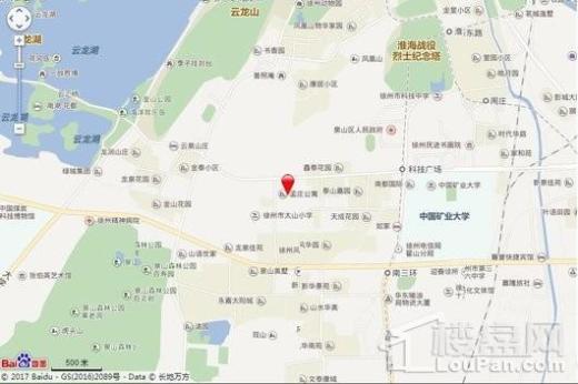 绿地理想城悦山公馆交通图