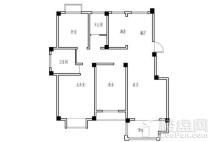 恒泰·山水文园120㎡户型 3室2厅2卫1厨