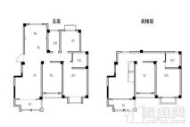 恒泰·山水文园188㎡户型 5室2厅3卫1厨