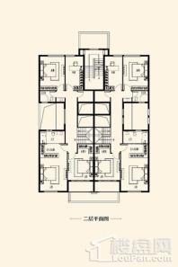 泊岸美墅泊院02户型2层 4室2厅3卫1厨