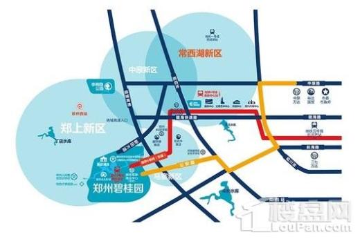 郑州碧桂园交通图