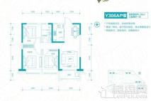 碧桂园龙城Y306A户型 3室2厅1卫1厨