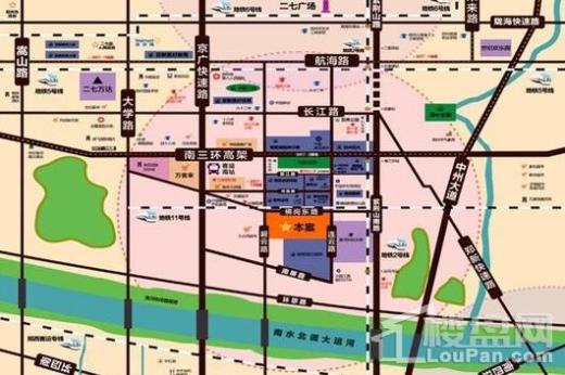 橄榄城新公馆交通图