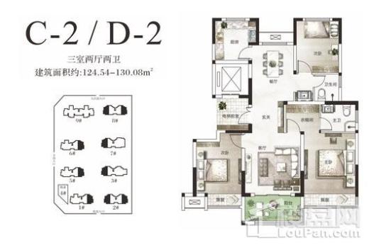 豫发国园玖号院户型图