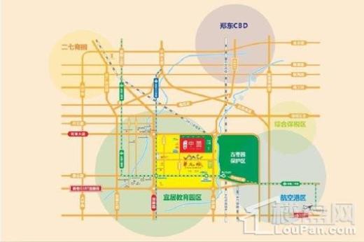 华南城中园交通图