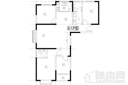 城果A1户型 4室2厅2卫1厨