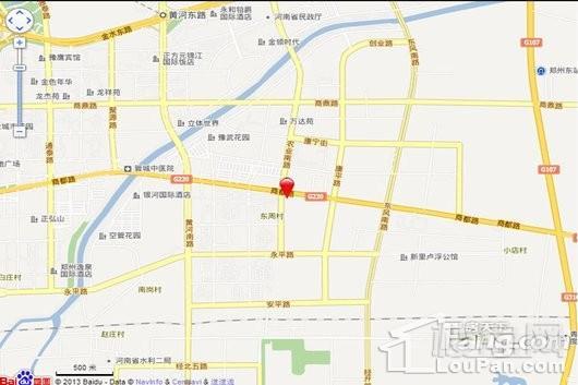 郑东商业中心电子地图
