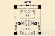 象湖里B户型 1室1厅1卫1厨