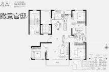 永威上和郡高层4A-140.03㎡户型 4室2厅2卫1厨