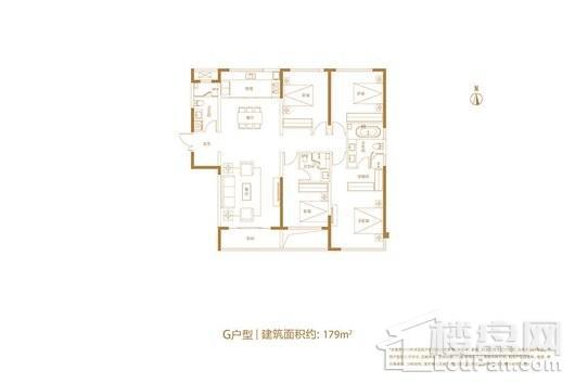 融创御湖宸院G户型 4室2厅3卫1厨