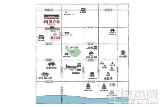 广宇·锦澜府邸交通图
