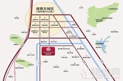 中龙·龙萃苑交通图