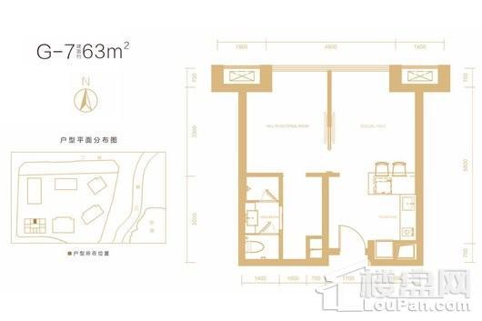 保利天悦g7型 1室