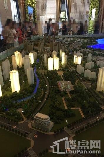 中国铁建北湖国际城售楼部沙盘实景