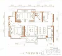 同森锦熙6、7号楼D2户型 4室2厅2卫1厨