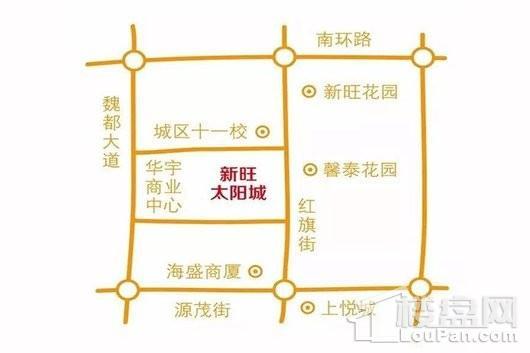 新旺·太阳城交通区位图
