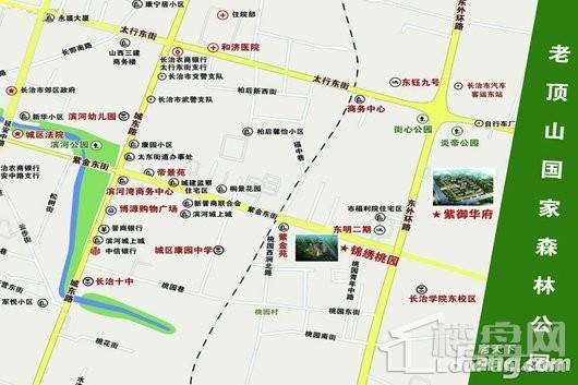锦绣桃园交通图