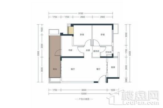 中洲里程户型图